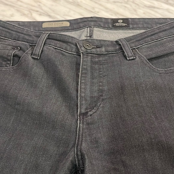 AG Adriano Goldschmied dark gray Stevie Ankle skinny jeans - Picture 2 of 4